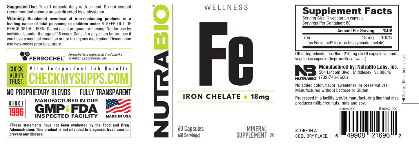 Iron Chelate (18mg)