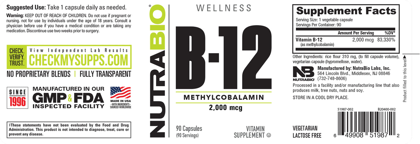 Methyl B-12 (2000mcg)