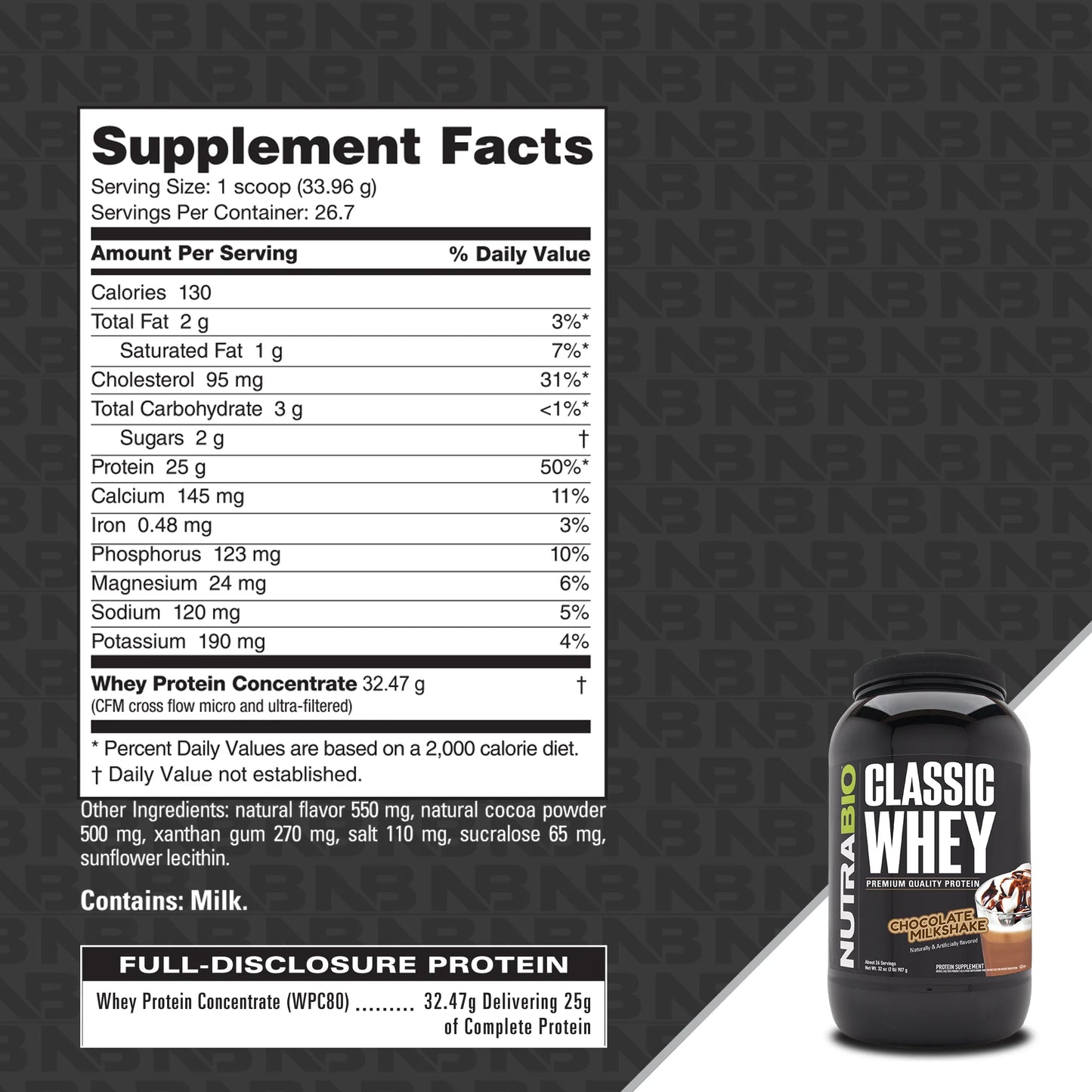 (2lb) Classic Whey Protein