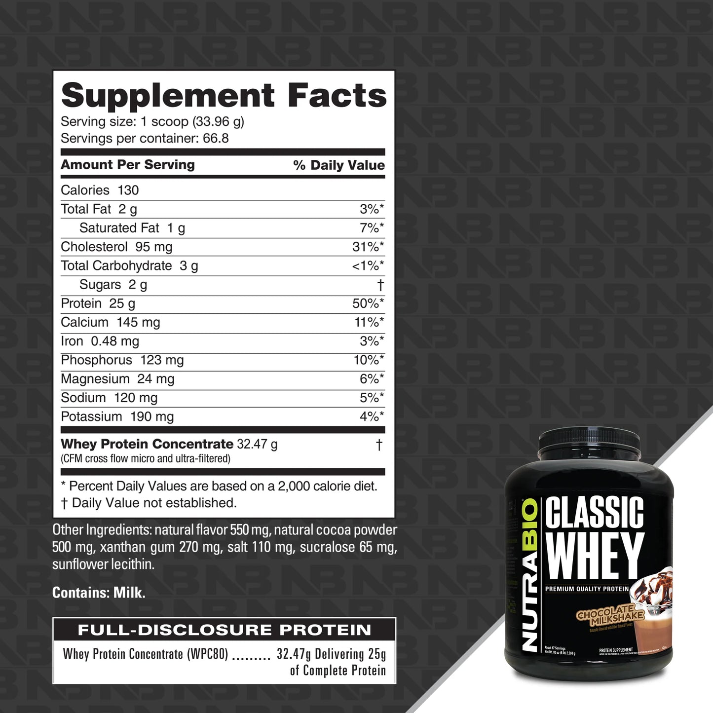 (5lb) Classic Whey Protein