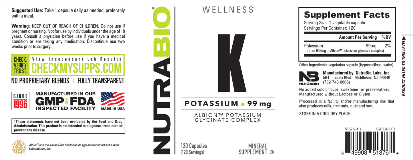 Potassium Complex (99mg)