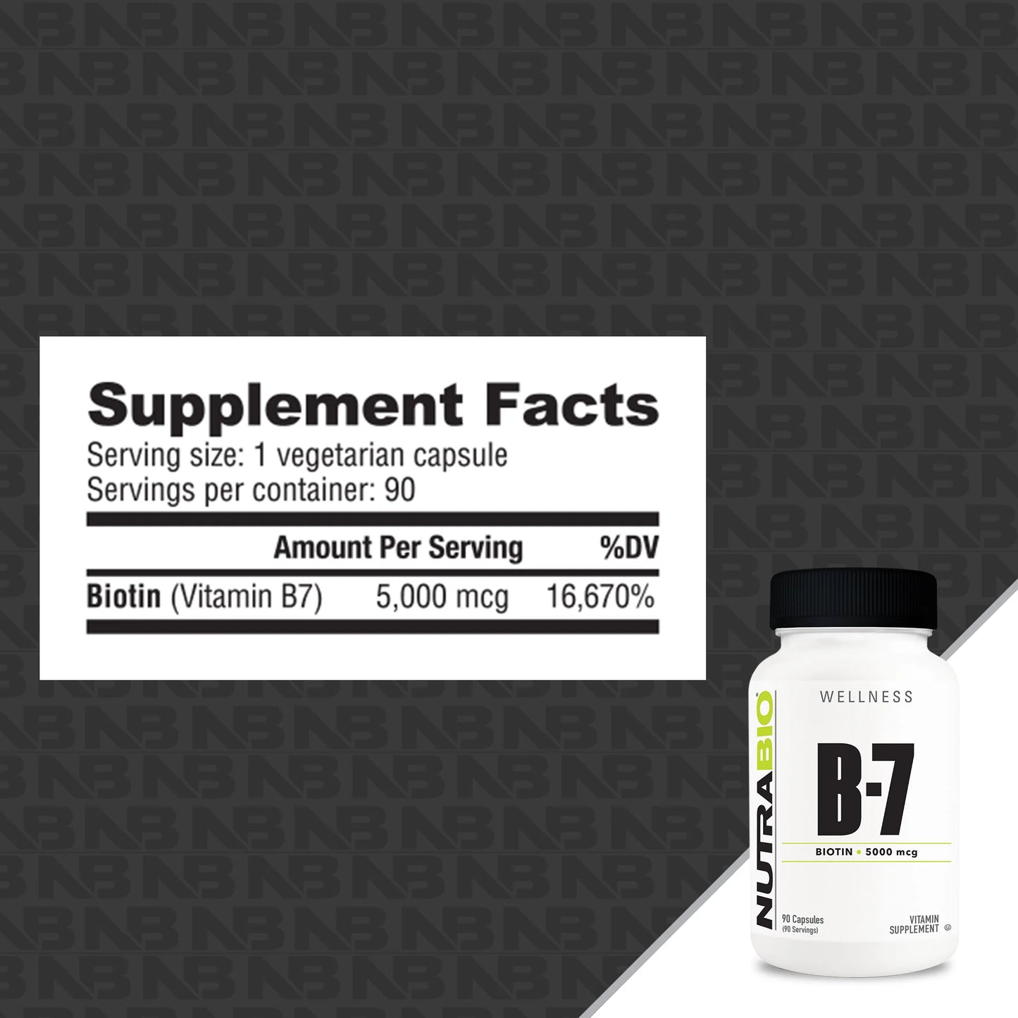 Biotin (B-7)(5000mcg)