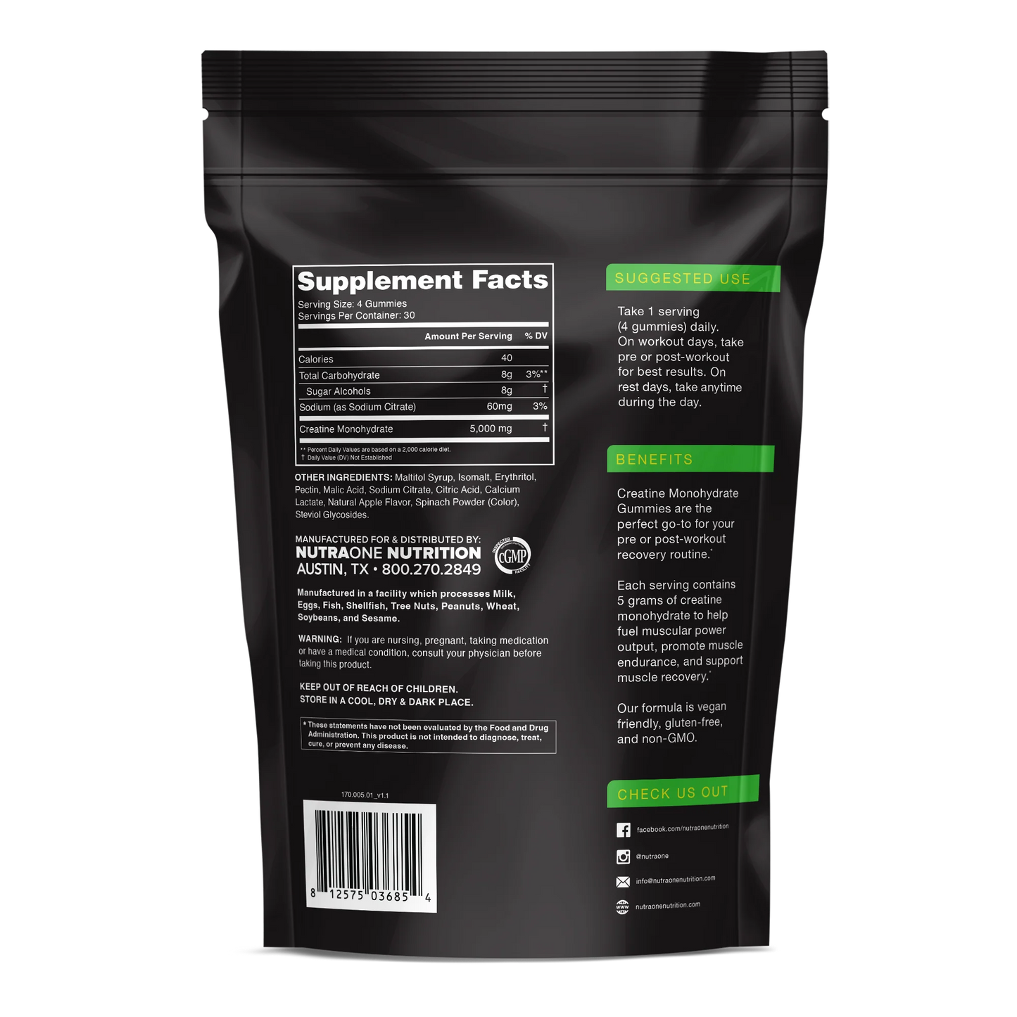 Creatine Monohydrate Gummies