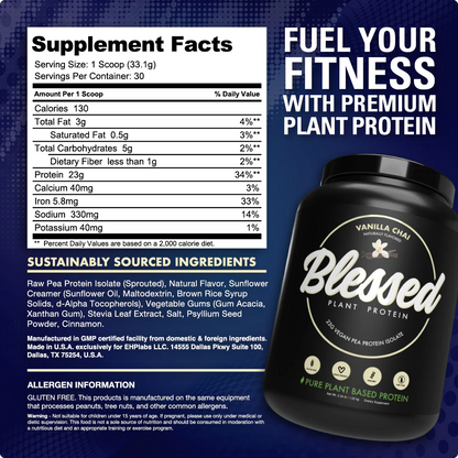 Blessed Plant-Based Protein - 30 Serves