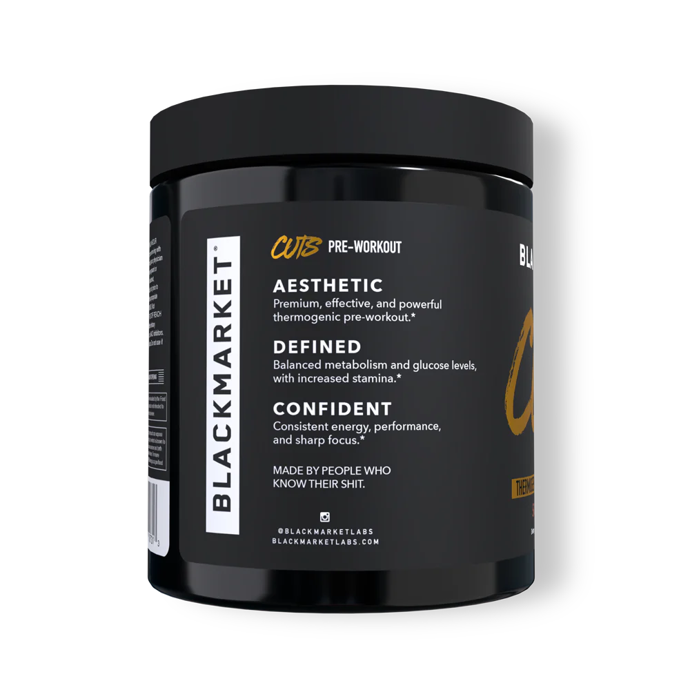 BLACKMARKET CUTS Pre-Workout