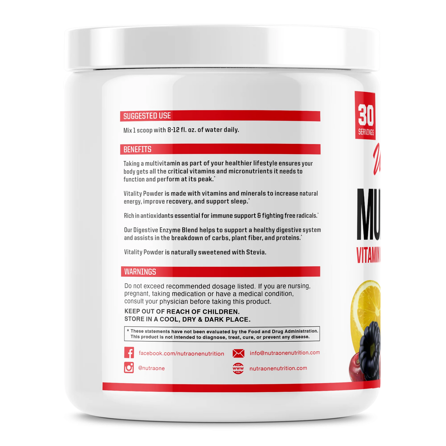Vitality Powder Multivitamin