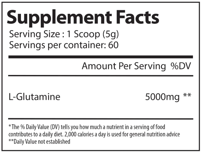 Alpha Supps® Glutamine