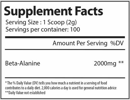 Alpha Supps® Beta Alanine