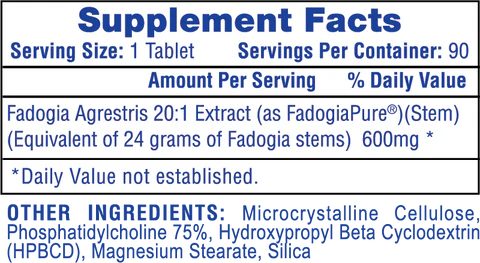 Fadogia Agrestis 20:1 Extract