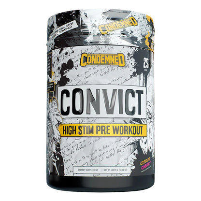 CONVICT NEW HIGH STIM PRE-WORKOUT