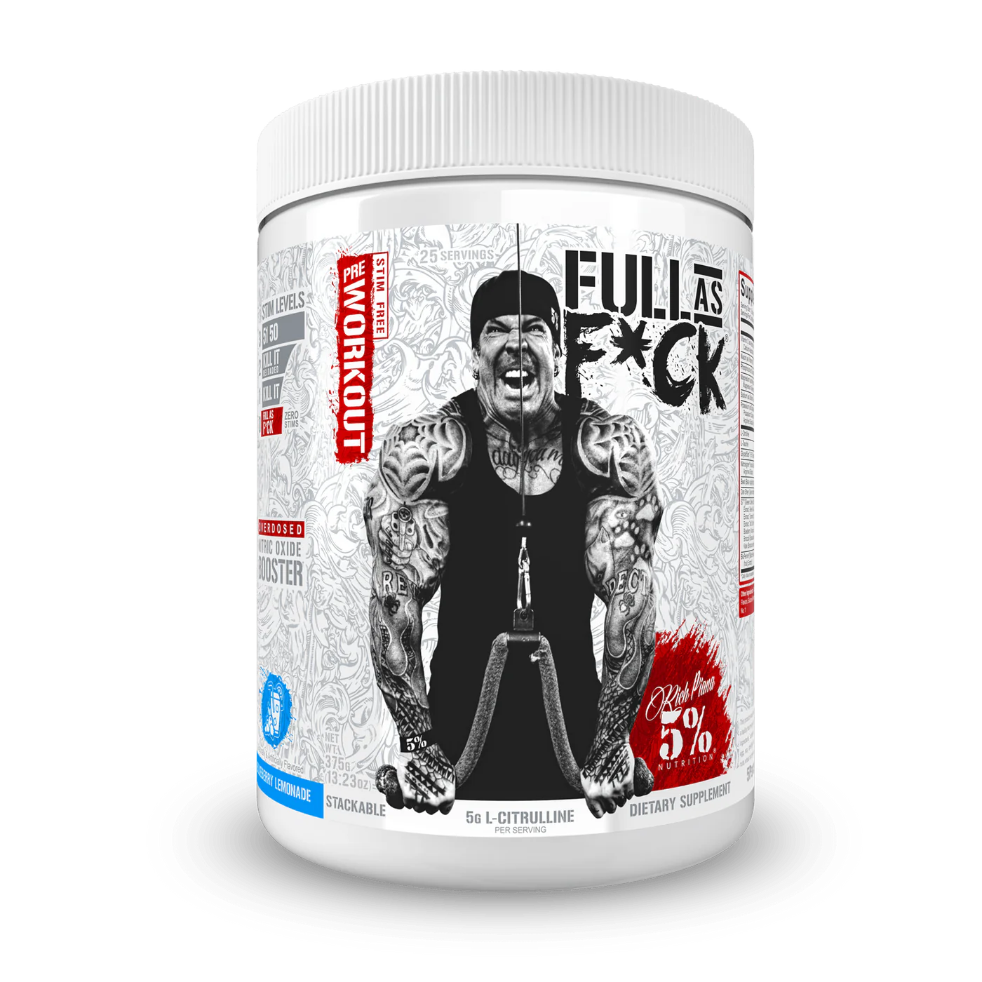 FULL AS F*CK NITRIC OXIDE BOOSTER & NON-STIM PRE-WORKOUT